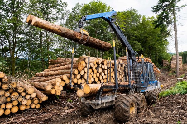 Débardage forestier